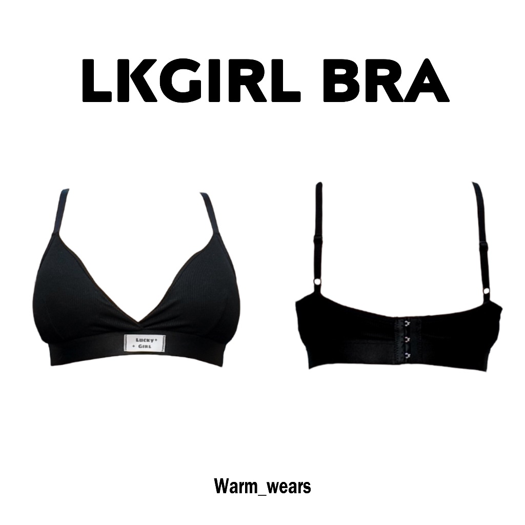 Warm wears - บรา LK GIRL BRA และ บรา Warm wears บราเสริมฟองน้ำไร้โครง ด้านหลังเป็นตะขอ ใส่สบายมาก