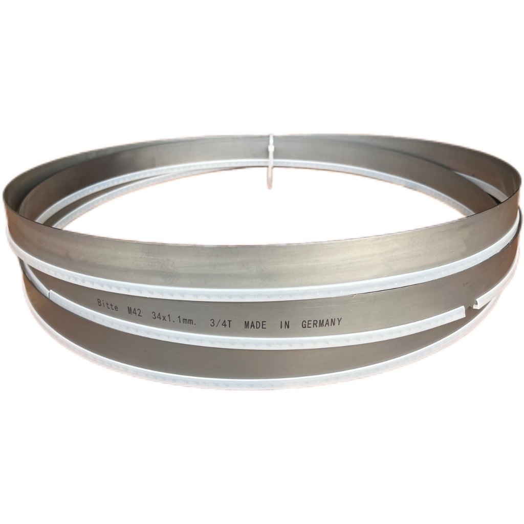 ใบเลื่อยสายพานตัดเหล็ก 34×1.1×4115mm.3/4