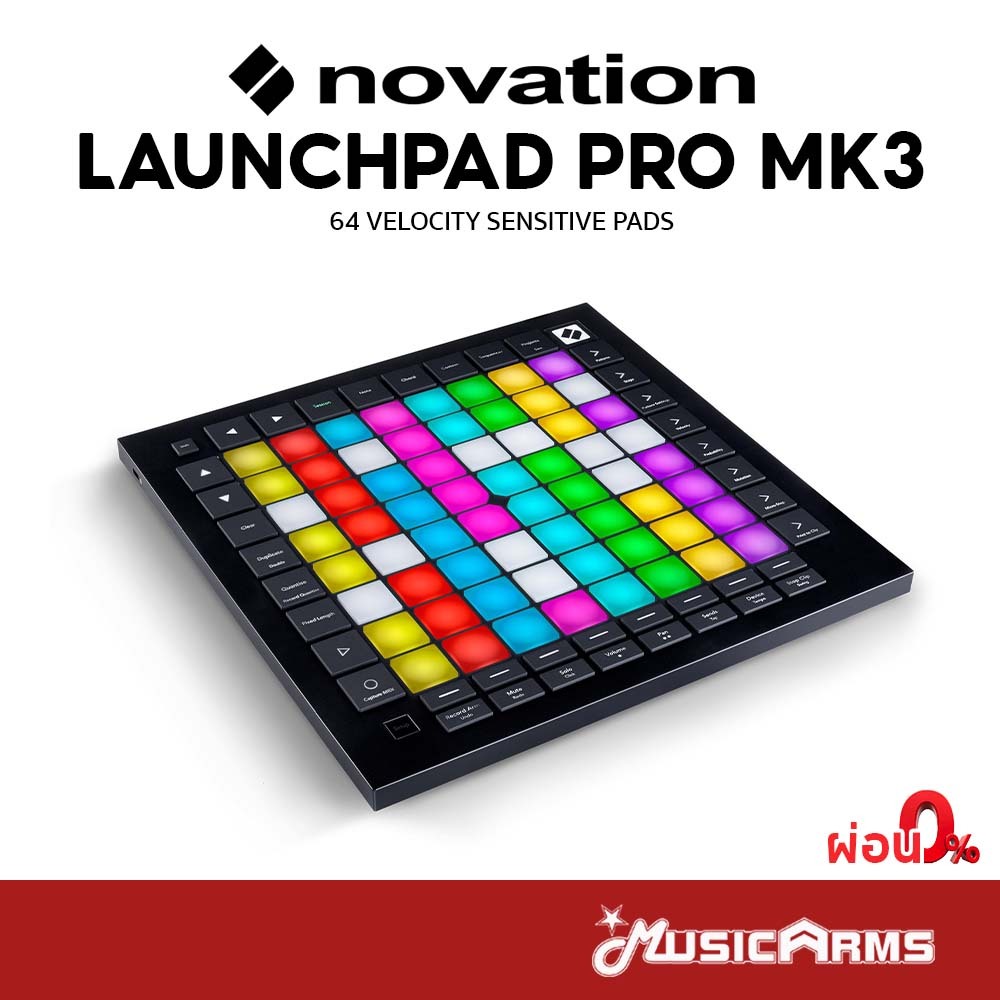 Novation Launchpad Pro MK3 คอนโทรลเลอร์ ฟรี สายUSB รับประกันศูนย์