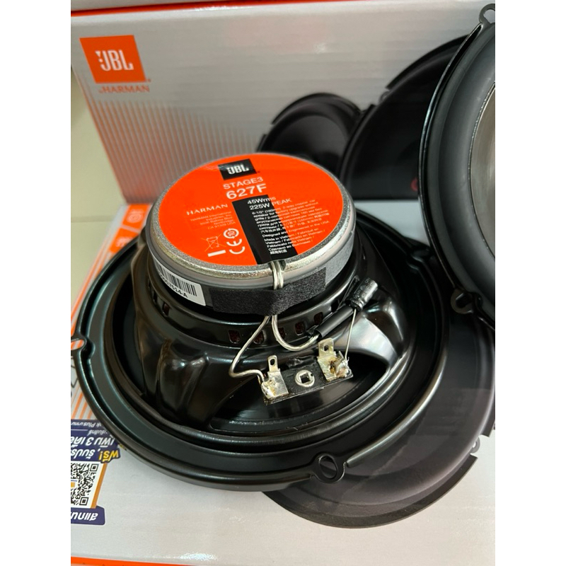 ราคาคู่ละ 1450บาท ลำโพงแกนร่วม 6.5“ 2ทาง JBL  รุ่น STAGE3627F ติดรถยนต์ ตู้บลูทูธ DIY