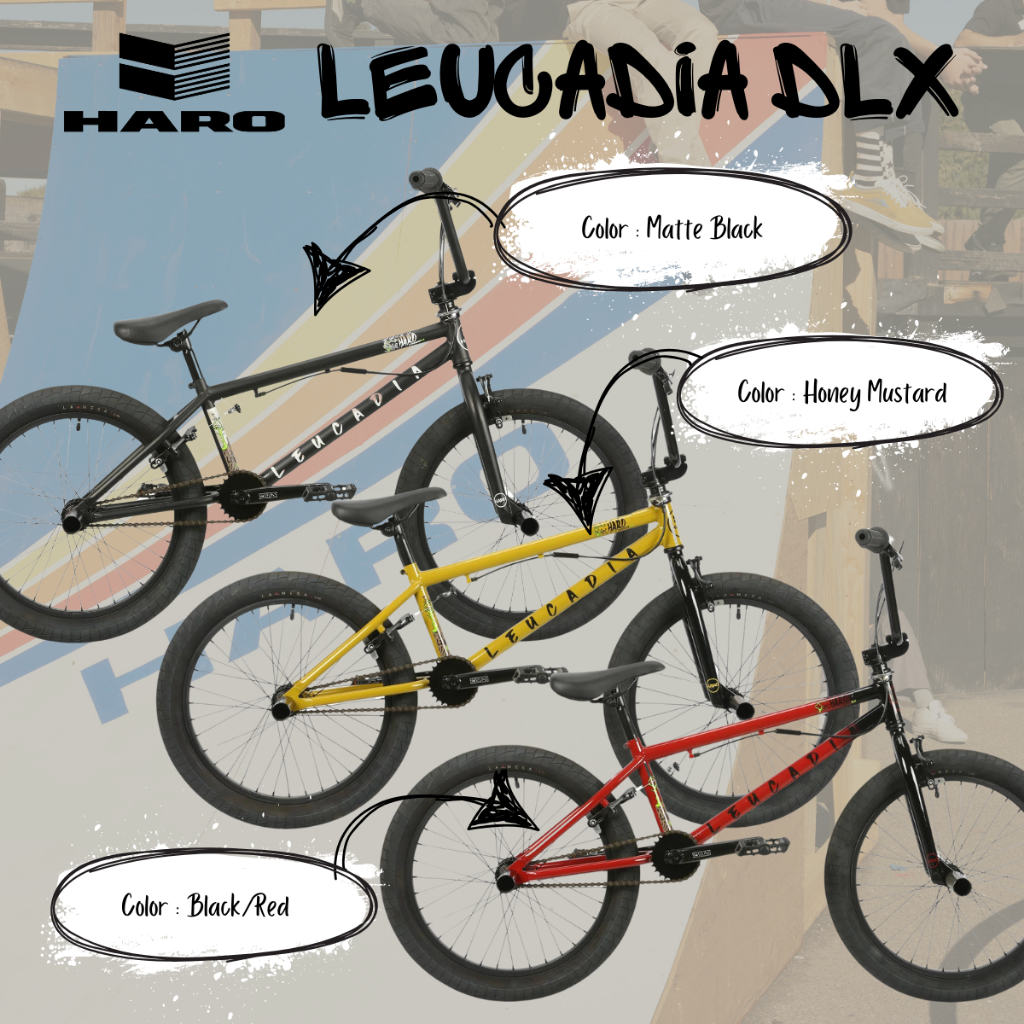 จักรยาน BMX HARO LEUCADIA DLX 2024 ล้อ 20"