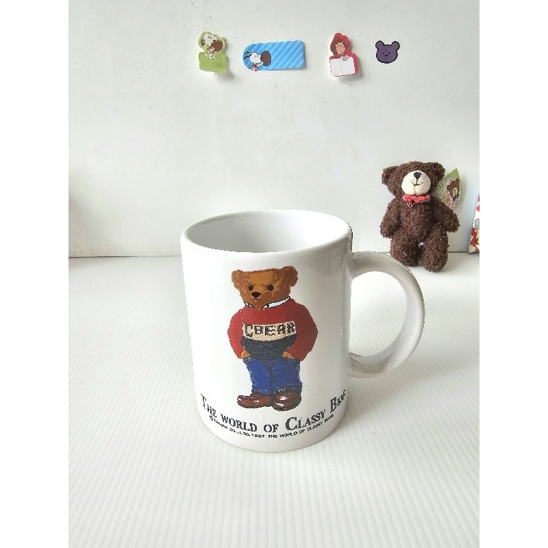 แก้วมัค The World  of Classy Bear น่ารัก สภาพใหม่