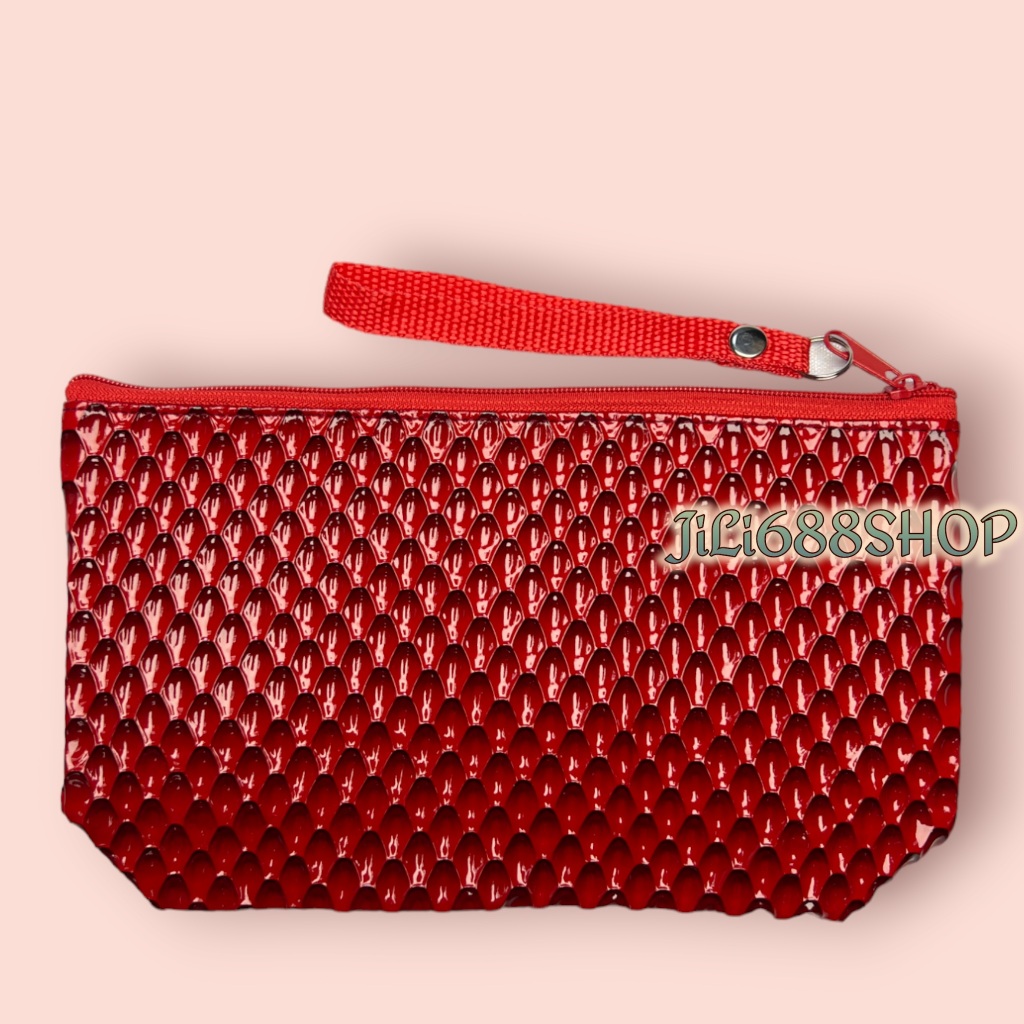 JILI688กระเป๋าใส่เครื่องสำอาง,ใส่ของจุกจิกใส่โทรศัพท์มือถือ ถือคล้องแขนได้สะดวกสบายต่อการใช้งาน (ขนา