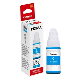 หมึกเติมของแท้ 100% CANON INK # GI-790 หมึกขวดแท้ 4 สี BK / C / M / Y สำหรับ Canon Pixma G1010 / G2010 / G3010 / G4010