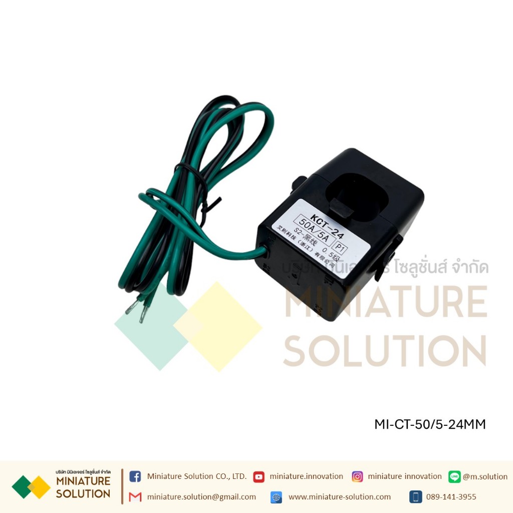 CT ขนาดเล็ก หม้อแปลงกระแสไฟฟ้า KT24/36/50 open current transformer 50/5A-2000/5A 0.5 class 16/24MM