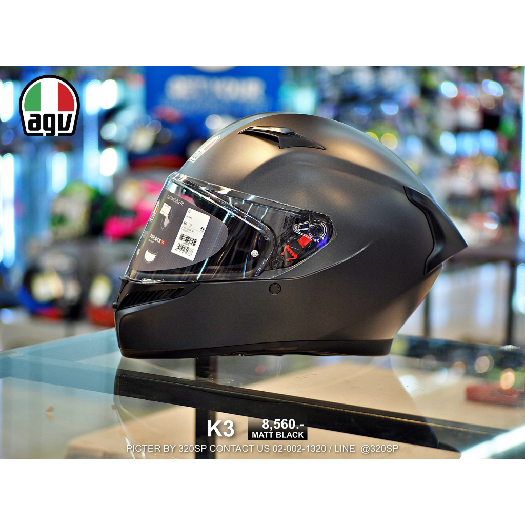 หมวกกันน็อค AGV K3 | ECE22.06 ล็อตใหม่ล่าสุด 2024 ของแท้ ส่งไว!!! 320SP - รูปที่ 3