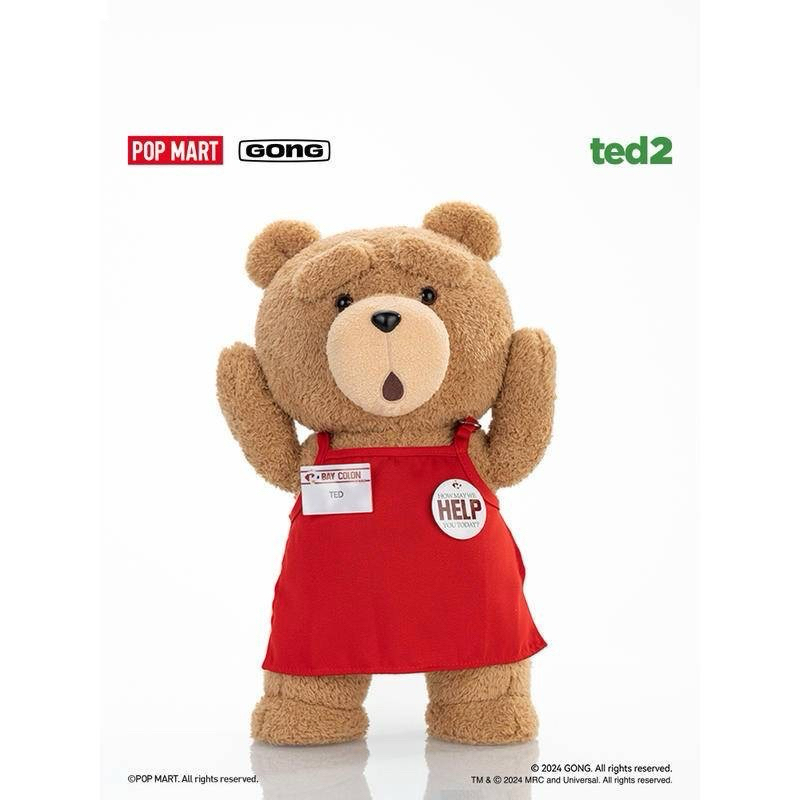 {พร้อมส่งไทย🇹🇭}หมีTed2 จาก Popmart