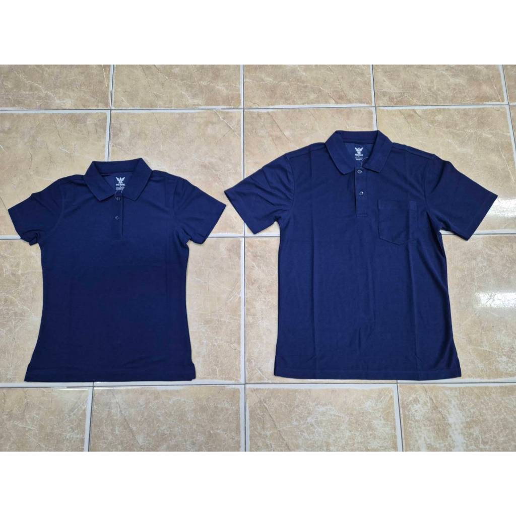เสื้อโปโล Poligan (PG007-PG008) สีกรมท่า