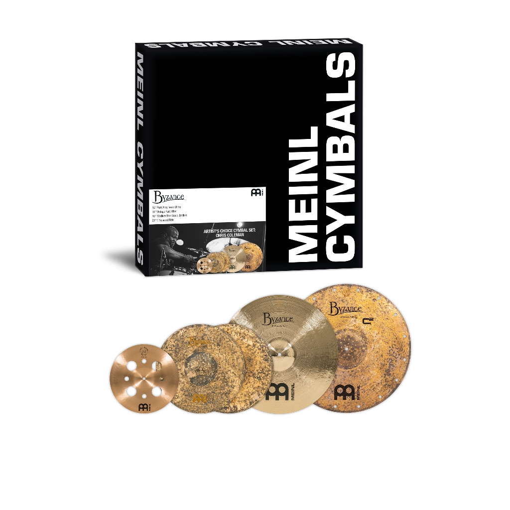 Meinl Cymbals Byzance Vintage Artist's Choice Cymbal Set: Chris Coleman ( A-CS5)