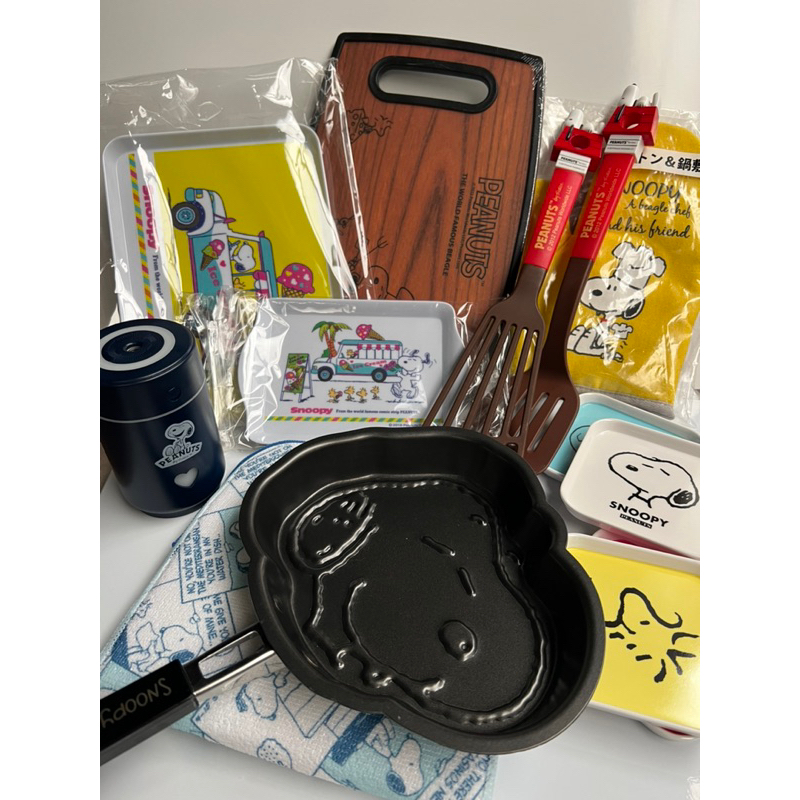 Snoopy ของใช้ ❤️🏠เครื่องครัว เครื่องใช้ในบ้าน มือสอง น่ารัก กระทะ ของสะสม สินค้าจากญี่ปุ่น🇯🇵 peanuts