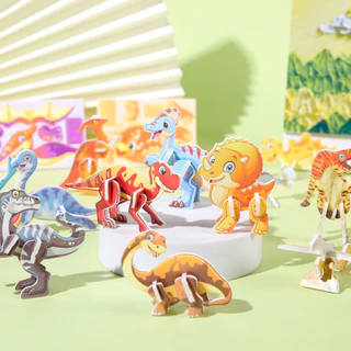 30Pcs 3D จิ๊กซอว์แมลง dinosaur โอเชี่ยน แอนิมอลส์ ของเล่นสำหรับเด็ก การศึกษาในช่วงต้น บล็อกปริศนาตัวต่อ คุณภาพสูงมาก ตลก