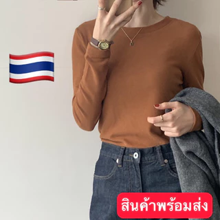 เสื้อฮีทเทค คอกลม กันหนาว สำหรับผู้หญิงพร้อมส่งจากไทย