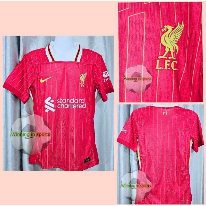 เสื้อบอล ลิเวอร์พูล(PLAYER เกรดpremium)(เหย้า ฤดูกาล2024-2025)รับประกันคุณภาพสินค้า สินค้าไม่ใช่งานต