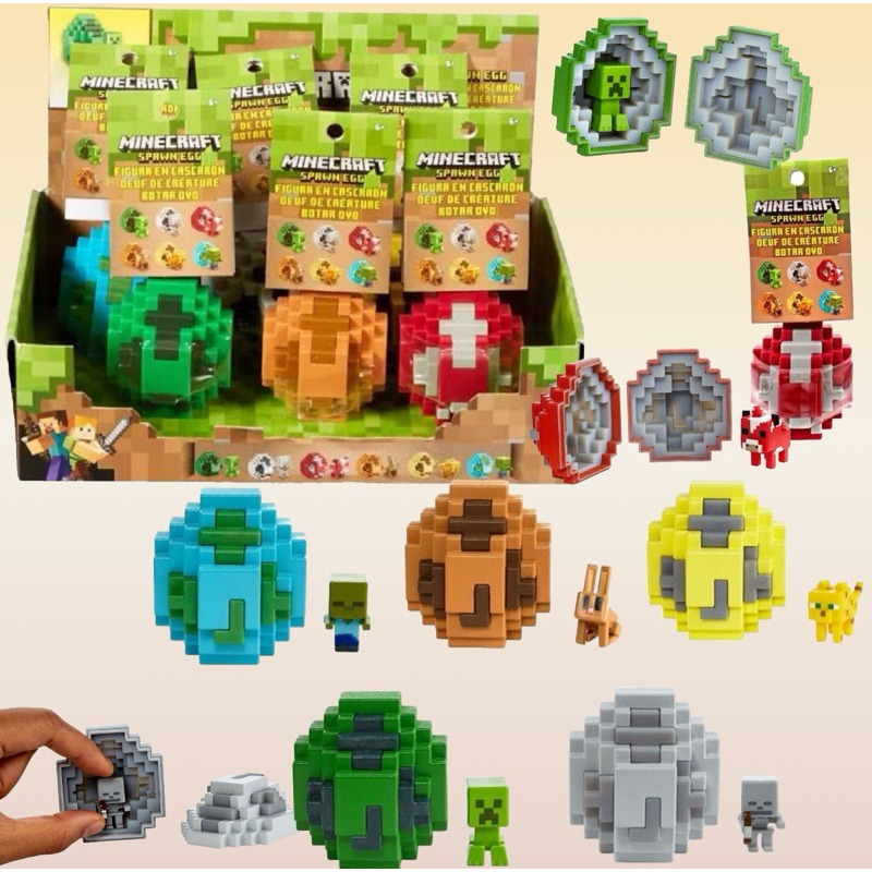 Minecraft Spawn Egg and Mini Figure เลือกสีได้ค่ะ