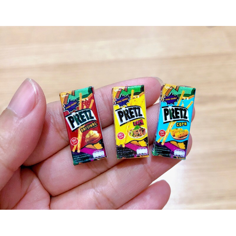 โมเดลขนมจิ๋ว เพรทร์จิ๋ว มีให้เลือก 3 แบบ ราคา/ชิ้น