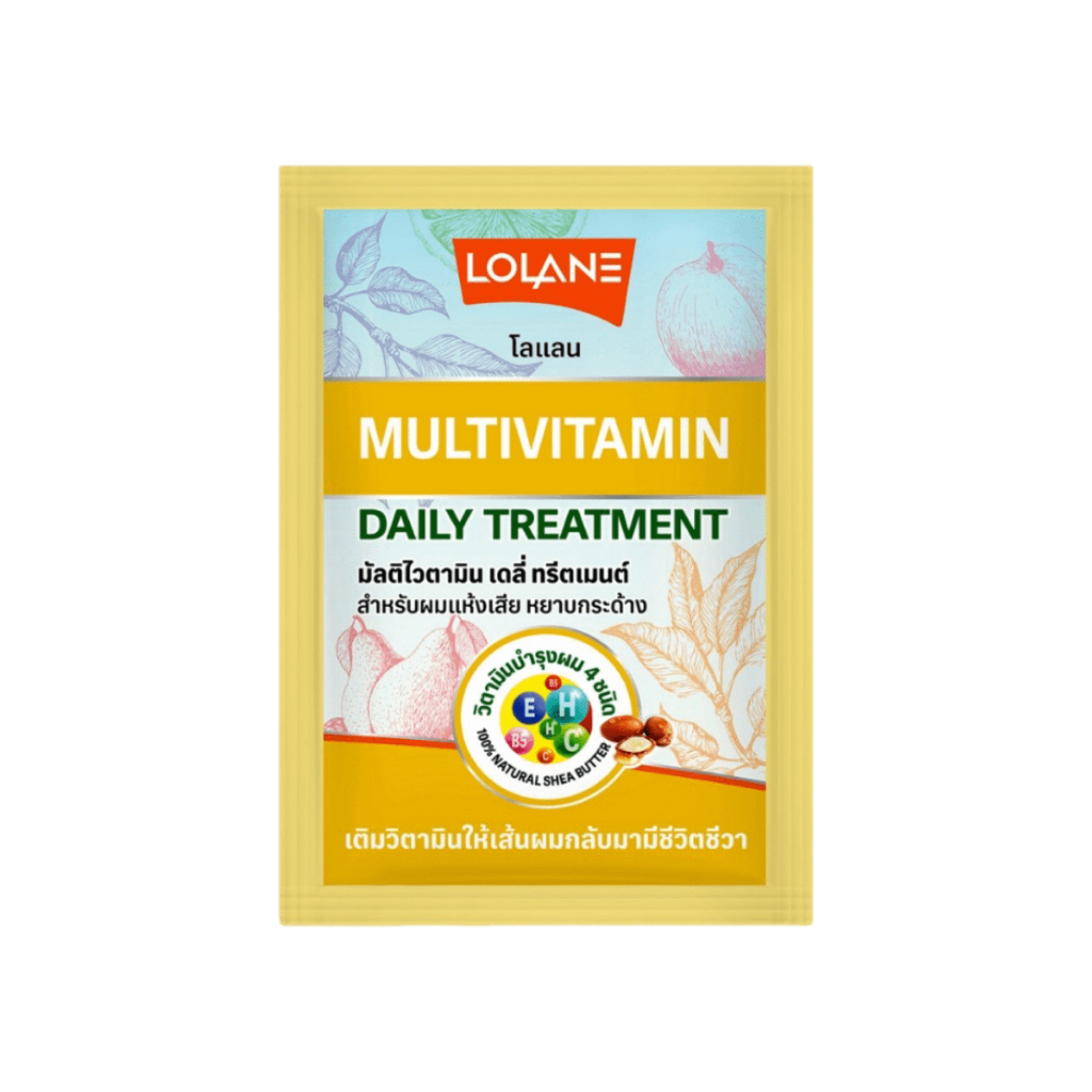 Lolane โลแลน เดลี่ ทรีทเมนท์ (30 กรัม * 12 ซอง)  โกท มิลก์ ไบโอ เคราติน /มัลติไวตามิน