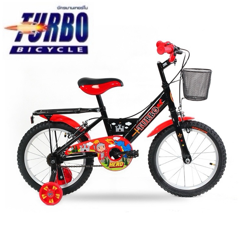 จักรยานเด็ก 16นิ้ว เทอร์โบ ฮีโร่ ล้ออลูมิเนียม