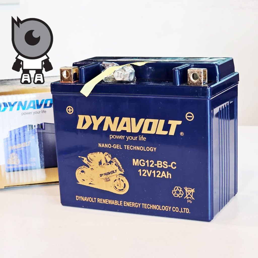 Dynavolt แบตเตอร์รี่ Nano Gel  MG12-BS-C สำหรับVespa GTS-150-300