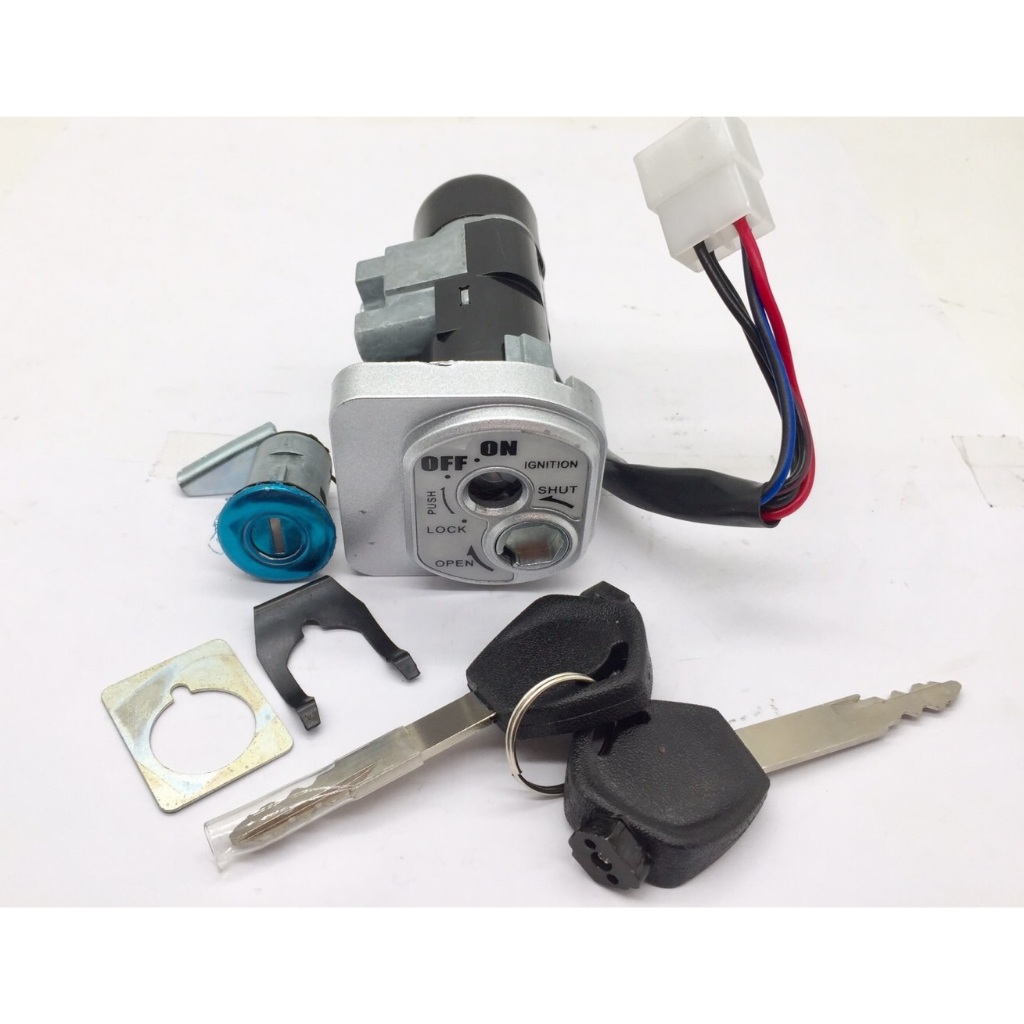 สวิทช์กุญแจ ชุดใหญ่ WAVE110I (2012) (หัวฉีด)สำหรับรุ่น HONDA WAVE110I (2012) แพ๊คแท้โรงงาน สวิทช์กุญ