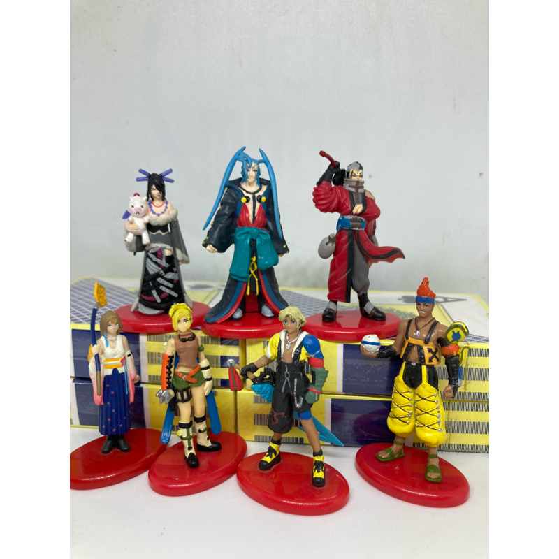 cocacola coke final fantasy โมเดลชุดพิเศษ ของสะสม ไฟนอล แฟนตาซี ของเก่า ของสะสม หายาก