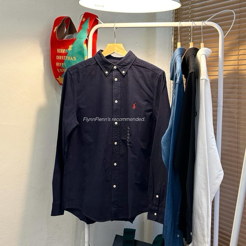 PREORDER Ralph Lauren Garment-Dyed Cotton Oxford Shirt (boy’s size)**สินค้าแท้100%