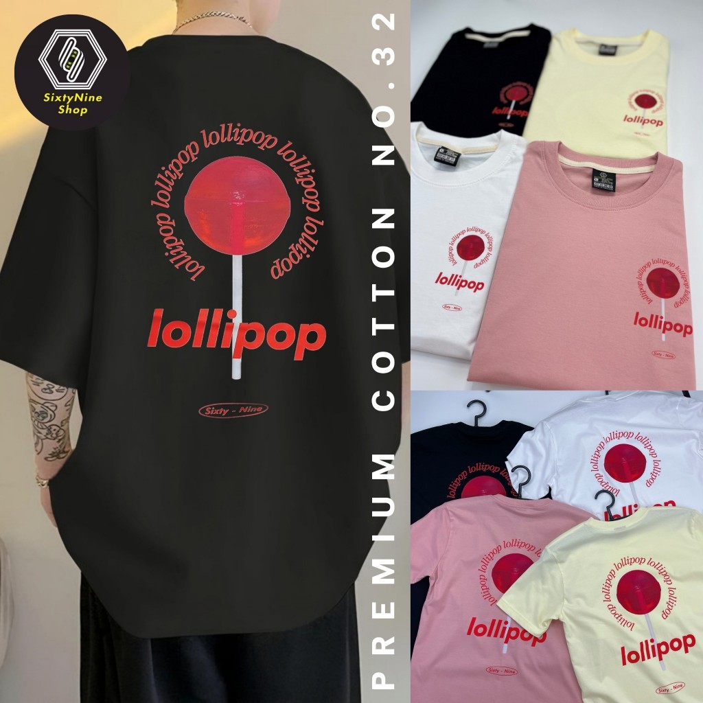 เสื้อยืดพิมพ์ลาย " Lollipop " พร้อมส่ง