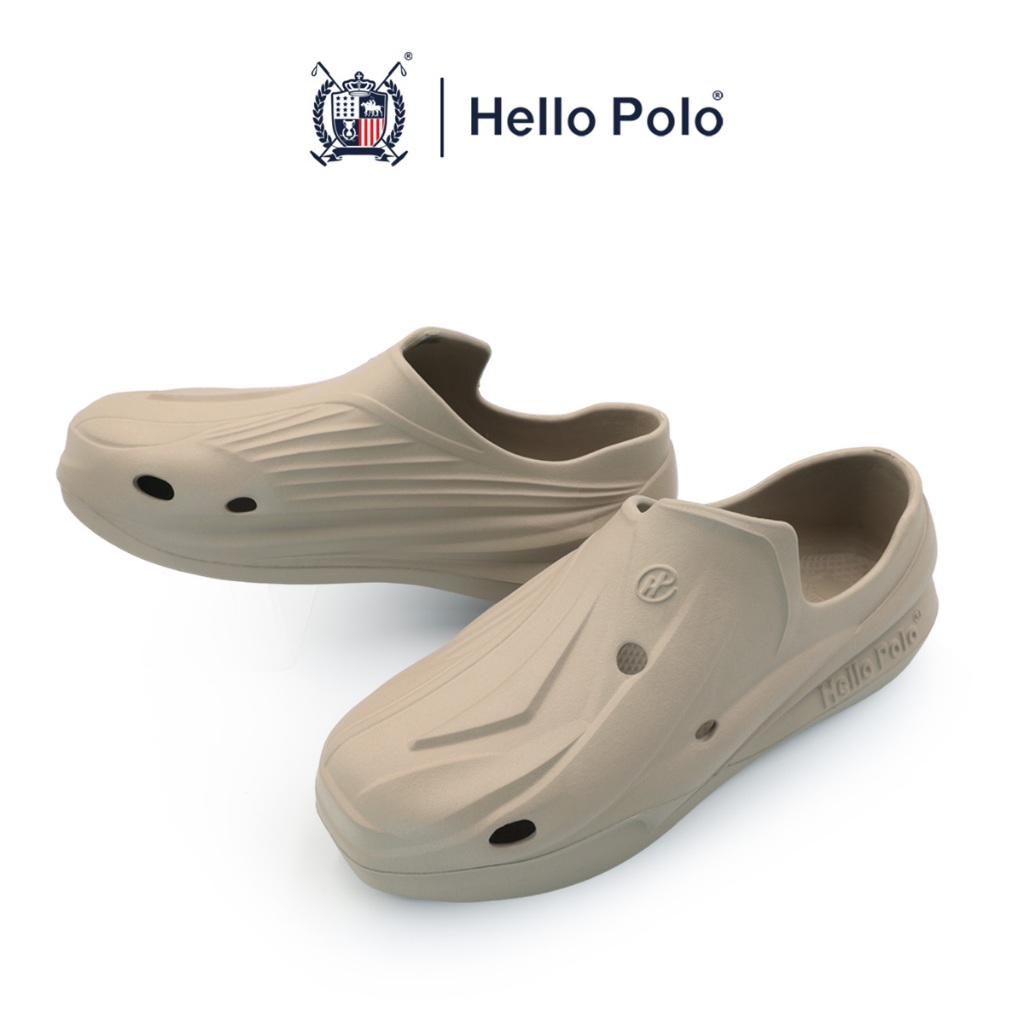 Hello Polo เบาสบาย รองเท้าแฟชั่นลําลอง ทนต่อการสึกหรอ สไตล์ทันสมัย สําหรับสตรี รองเท้าแตะนุ่ม สะดวกสบายทุกฤดู HP8027