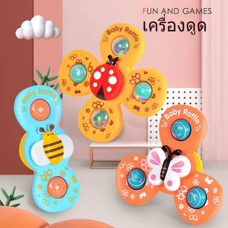 3 ชิ้น / เซ็ต ของเล่น ลูกข่าง รูปร่างสัตว์ ของเล่นดูด ติดโต๊ะติดผนังได้ รูปลายน่ารัก ของเล่นเด็ก