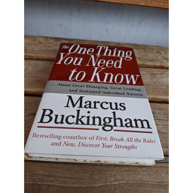 The one Thing you Need to know