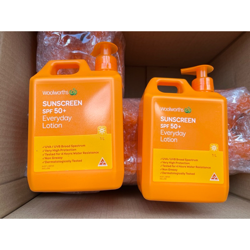 กันแดดถัง Woolworths Everyday Sunscreen Spf 50+ (1000ml.)