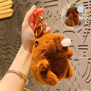 พวงกุญแจ คาปิบาร่า น่ารักๆ นุ่มนิ่ม ห้อยกระเป๋าเก๋ๆ ส่งจากไท…
