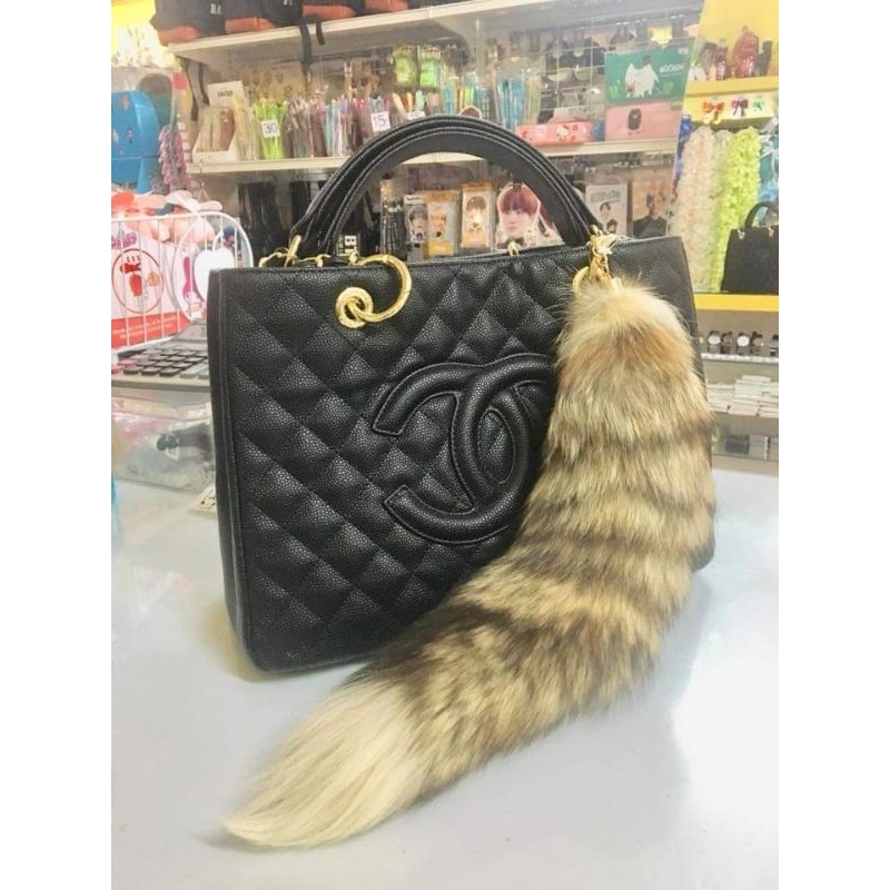 [พร้อมส่ง ราคาต่อ 1 ชิ้น] ร้านไทย🇹🇭พวงกุญแจหางจิ้งจอก พวงกุญแจห้อยกระเป๋า-pimluck