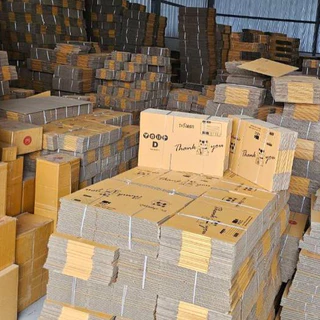 กล่องพัสดุ กล่องไปรษณีย์ กล่องลายแมว เบอร์ 0 / 0+4 / A / AA / AB / 2A / B / 2B / C / D / E
