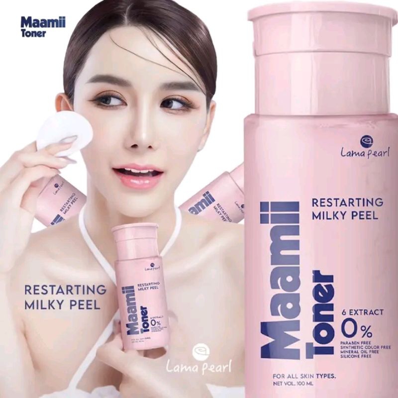 ใหม่‼️โทนเนอร์มามี๊(ลด160ร้านลด60+ส่วนลดVDOหรือไลฟ์100) Toner maamii โทนเนอร์น้ำนมหน้ากระจกหน้าเด็กฉ่ำเงาชุ่มชื่นอิ่มน้ำ