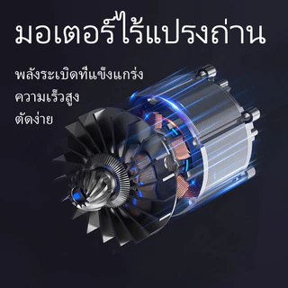 ✨เวอร์ชันอัพเกรด✨ CANLIDI งเครื่องเจียรไฟฟ้าลิเธียมแบบชาร์จไฟไร้แปรง หินเจียร์ไร้สาย เครื่องขัดมัลติฟังก์ชั่น เครื่องตัด