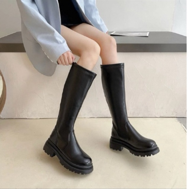 รองเท้าบูท ซิปหลัง JC Shoes