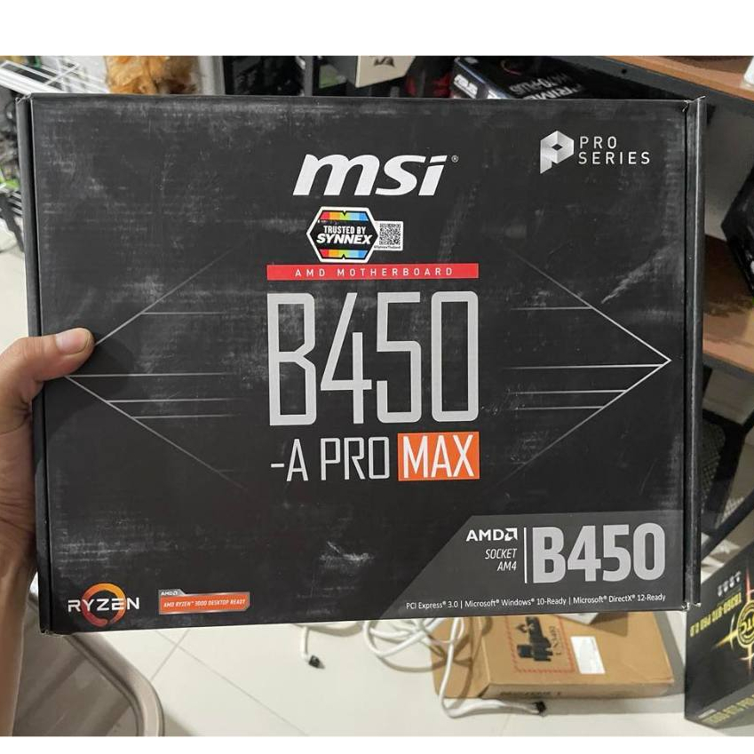 MAINBOARD AM4 MSI B450-A PRO MAX มือสอง