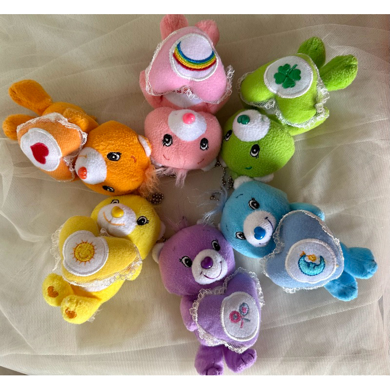 มือสอง Care Bears set ❤️จัดเซ็ทตุ๊กตา 3-4นิ้ว
