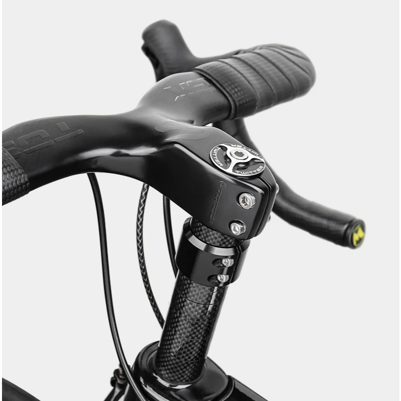 MUQZI อะแดปเตอร์ต่อซางคอจักรยาน เพิ่มความสูง 60 cm.สำหรับซางจักรยานคาร์บอน 28.6mm. พร้อมแคล้มรัดประกบเพิ่มความเข็งแรง