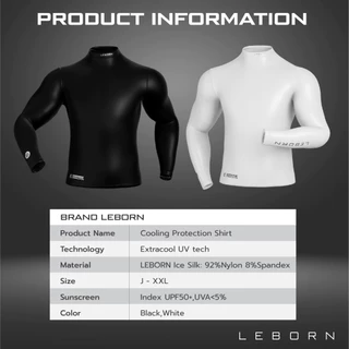 LEBORN Cooling Protection Shirt เสื้อกอล์ฟกันแดด UPF50+ กัน UV 99% เสื้อแขนยาวเย็น ใส่สบาย