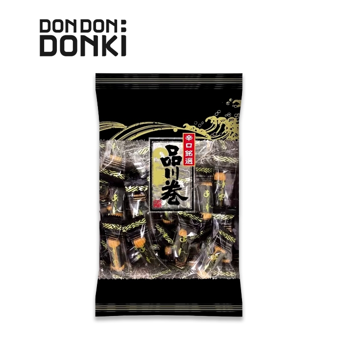 SHINAGAWA MAKI ขนมข้าวกรอบปรุงรส ห่อสาหร่าย (ตรา คิราระ) น้ำหนักสุทธิ 40กรัม