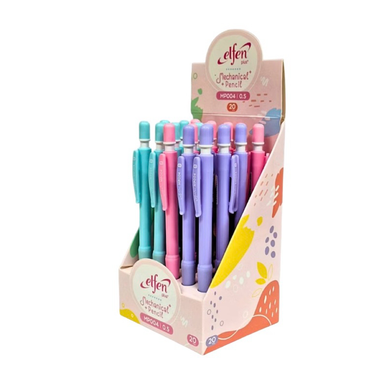“Elfen” Plus+  ดินสอกด (0.5 mm.) MP004 (กล่อง/20 แท่ง)