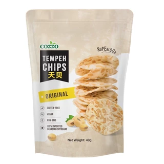 [6จ่าย5] New เทมเป้ 🔥 Cozzo Tempeh Soy Bean Chips ชิปถัวเหลืองทอดกรอบ