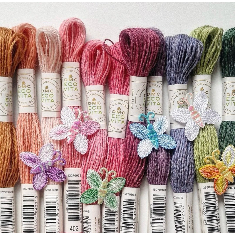 🪴DMC ECO VITA ไหมปัก ORGANIC WOOL THREAD made in italy 🇮🇹