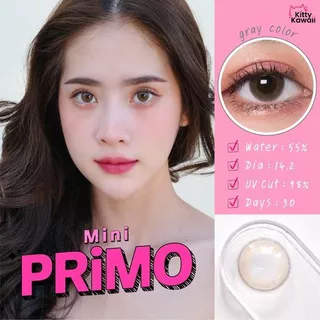 🔥 คอนแทคเลนส์ ✨ขนาดมินิ ✨Primo ✨Brown / Gray / Black (Kitty kawaii)