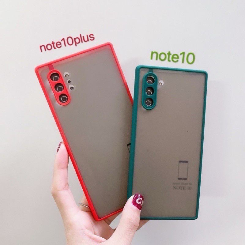 เคสขอบสีใช้สำหรับSamsung รุ่นNote10plus/Note9/Note8/Note20/Note20Ultra