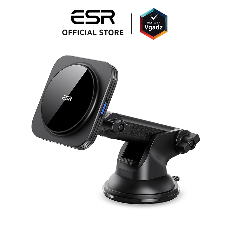 ESR แท่นชาร์จไร้สายในรถ รุ่น HaloLock Dashboard Wireless Charger