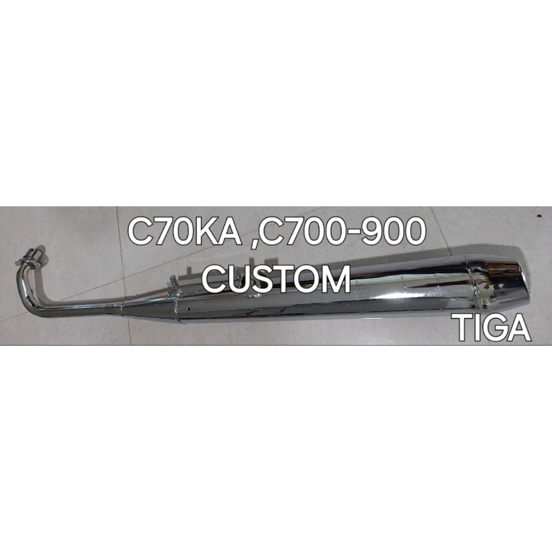 ท่อไอเสียC70KA,CUSTOM ,C700-900ทรงเดิมติดรถมอกแท้
