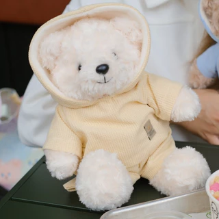 Teddy House : Martie Bear ตุ๊กตาหมี น้องหมีมาร์ตี้ หน้ายิ้ม 10 - 12 นิ้ว ชุดเสื้อผ้า แต่งตัวได้
