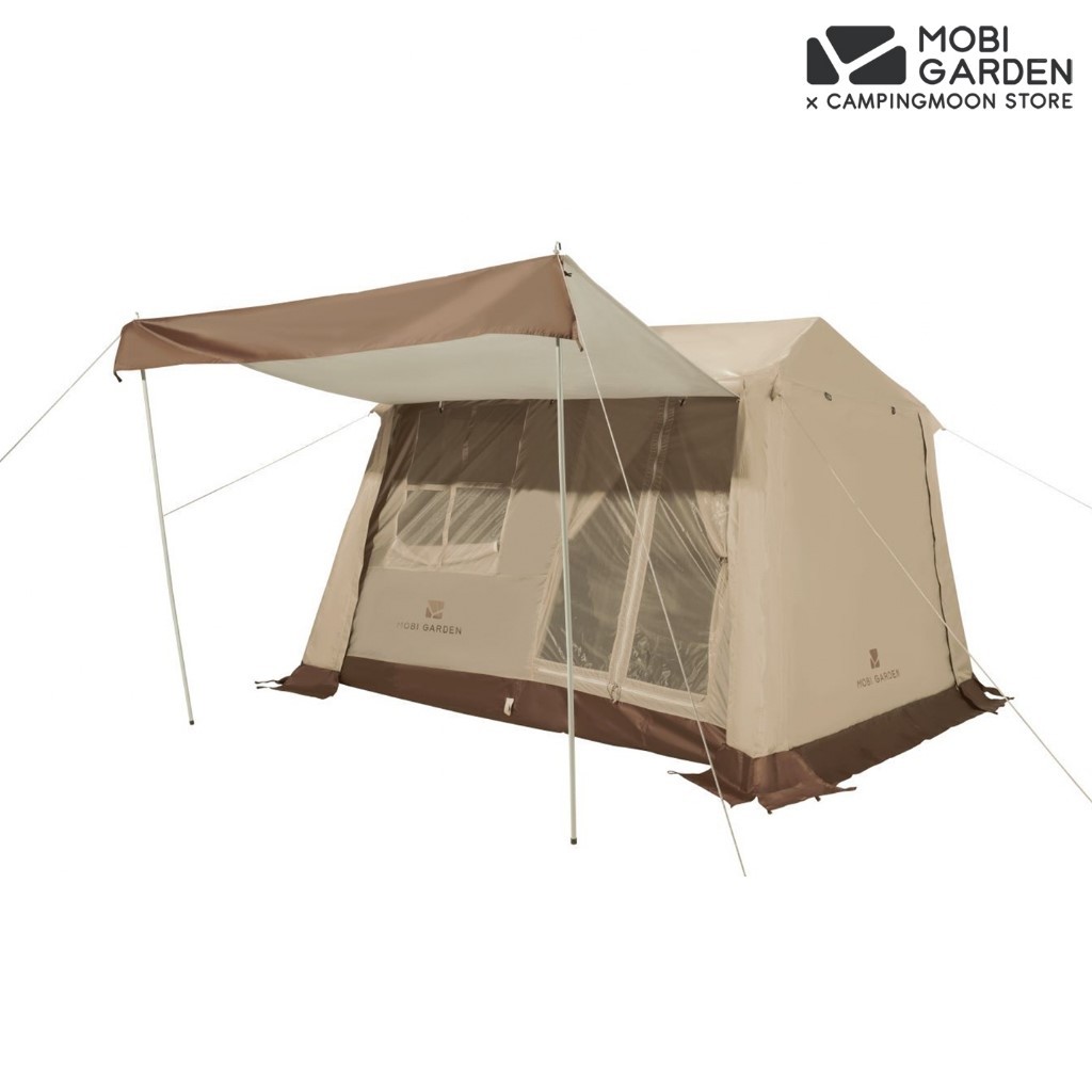 เต็นท์ Mobi Garden รุ่น Holiday Mountain Residence Villa 5.9 Tent ขนาด 2-3 คน เนื้อผ้า 150D Oxford